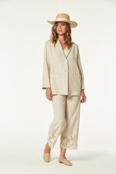 COTTON GUIPOUR SINKA TROUSERS